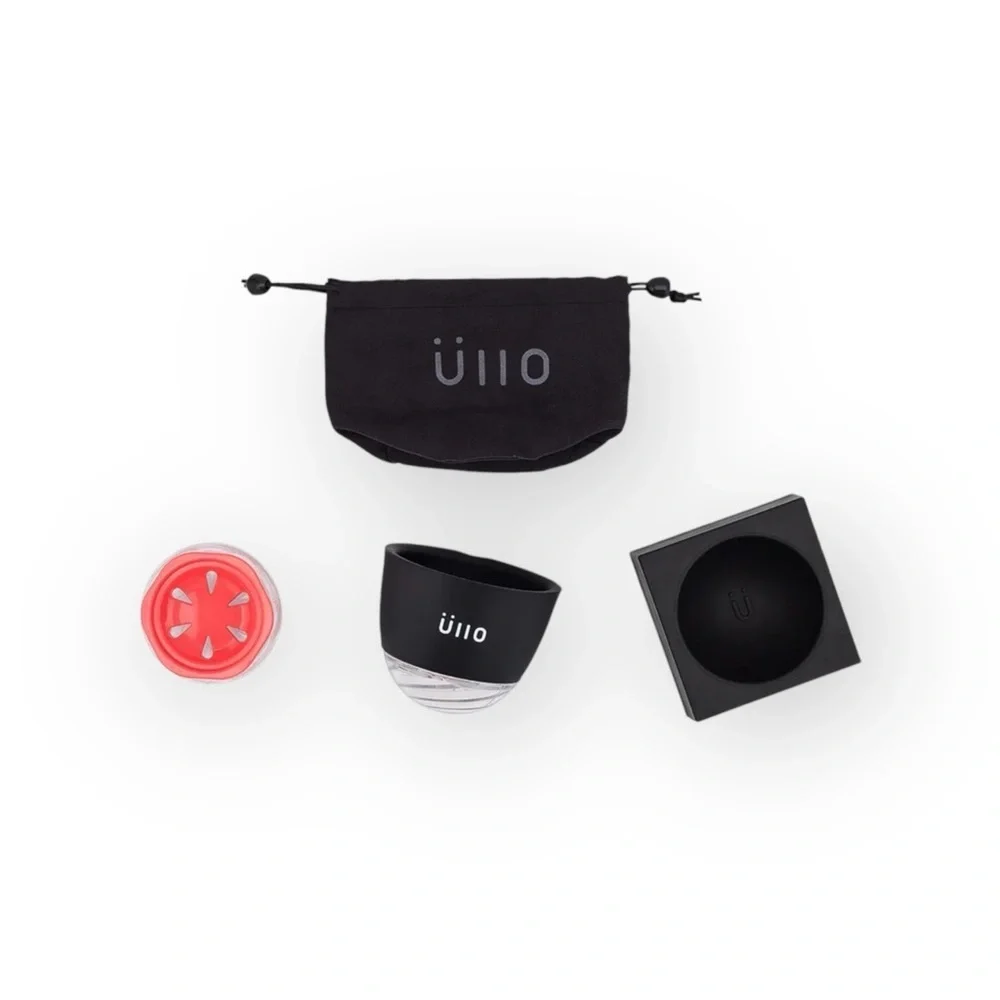 Üllo ❂ Wine Purifier and Filters ❂ Black ❂ Purifier + 11 Full Bottles Filters ❂